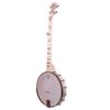 Three-quarter front view of the Deering Goodtime Americana 5-string banjo from the left side.
