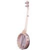 Three-quarter back view of the Deering Goodtime Americana open-back 5-string banjo from the left side.