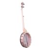 Three-quarter back view of the Deering Goodtime Americana open-back 5-string banjo from the right side.