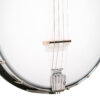 Gold Tone AC-4 tenor banjo front angle view highlighting dot inlays and nato neck
