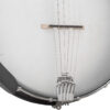 Gold Tone AC-5+1 banjo front detail showing composite resonator and chrome hardware