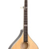 Gold Tone Banjola+S woodbody banjo front view showing solid spruce top and natural gloss finish