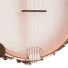Gold Tone HM-25 banjo front angle view highlighting crescent tailpiece and nickel hardware [gt-variant:1453]