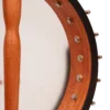 Gold Tone HM-25 back view showing mahogany satin neck and open back rim [gt-variant:1453]