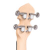 Gold Tone Little Gem left-handed banjo-uke headstock close-up showing chrome hardware