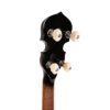 Gold Tone OB-250LW/L left-handed banjo headstock close-up showing ZeroGlide nut and tuner detail