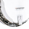 Gold Tone OB-3RF resonator banjo front view showing cream ABS binding and nickel hardware