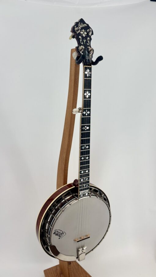 Front view of the 1988 Gibson Earl Scruggs Standard on a stand