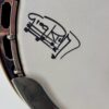 Detail of the head, flange and tension hoop on the 1988 Gibson Earl Scruggs Standard