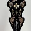 Front of the headstock on the 1988 Gibson Earl Scruggs Standard, with the Gibson logo and the Earl Scruggs script
