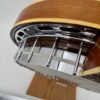 Resonator binding and flange detail on an Iida-made GTR banjo