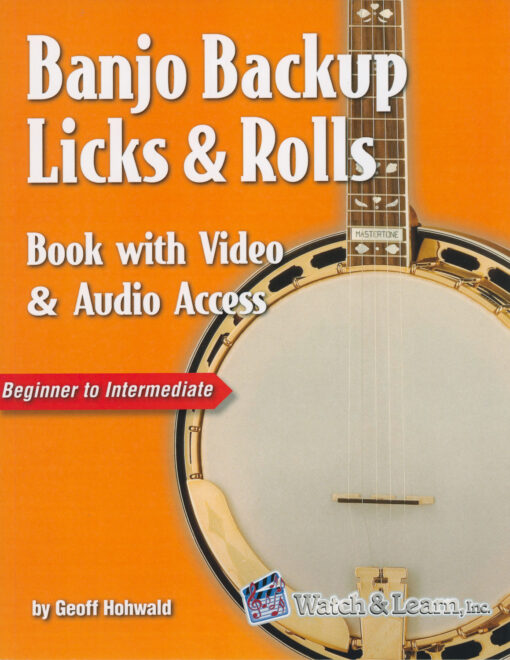 Banjo Backup Licks and Rolls by Geoff Hohwald cover