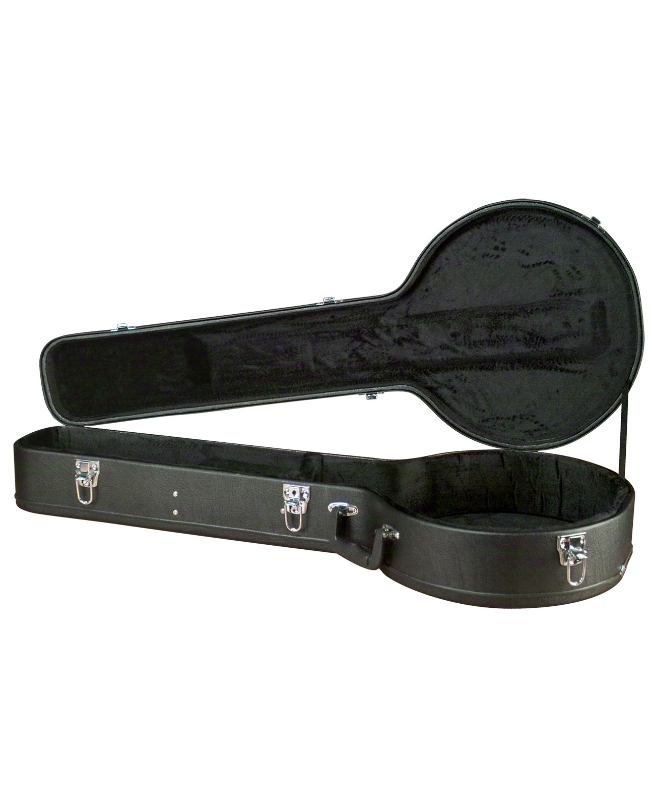 Carrion C-2901 Hardshell Case, 5 String Resonator Banjo, Black