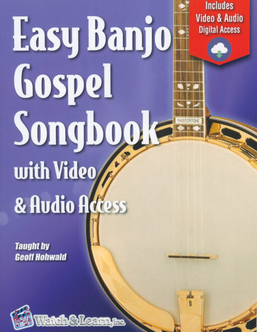 Easy Banjo Gospel Songbook by Geoff Hohwald cover