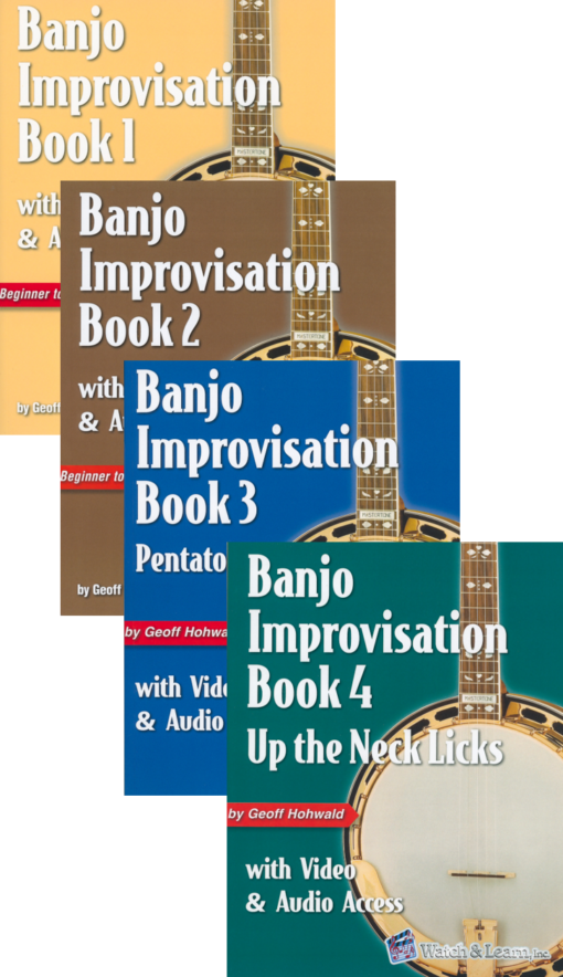Complete Banjo Improv Special, Four Book Set by Geoff Hohwald cover