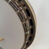 Nickel flange and resonator edge on a Crafters of Tennessee Maple Classic 5-string banjo