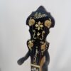 Gibson peghead with Earl Scruggs signature and hearts and flowers inlay