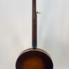 Full back of a 1992 Gibson Earl Scruggs Golden Deluxe, flame maple neck and sunburst resonator