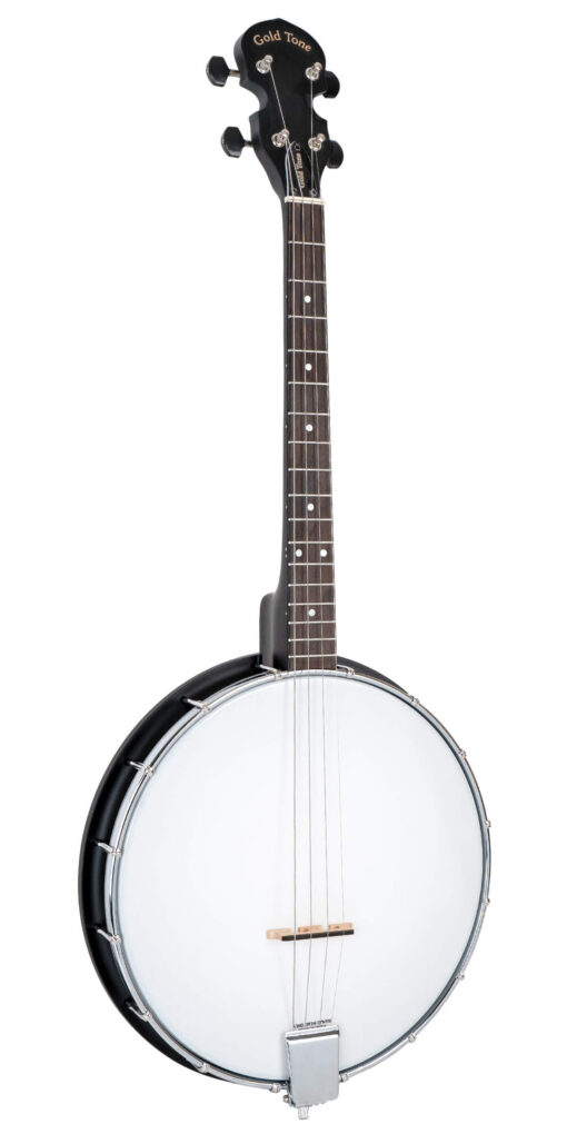 Gold Tone AC-4 IT/L Acoustic Composite Irish Tenor Openback Banjo Left-Handed with Gig Bag