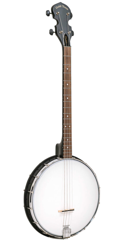 Gold Tone AC-4/L Acoustic Composite 4-String Openback Banjo Left-Handed with Gig Bag