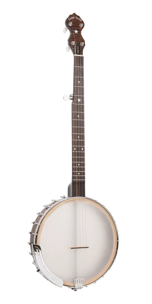 Gold Tone CC-Carlin12D Bob Carlin Signature 12" Vintage Brown Clawhammer Banjo with Gig Bag