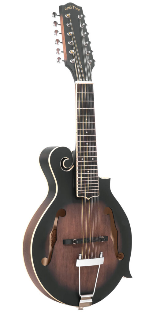 Gold Tone F-12 F-Style Mando-Guitar with Pickup and Case