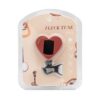 Gold Tone Fleck Tune clip-on tuner in its retail package, front of the card listing the chromatic, guitar, bass, violin and ukulele settings
