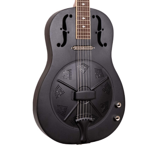 Alternative view of Gold Tone GRE Paul Beard Metal Body Resonator Guitar with Pickup