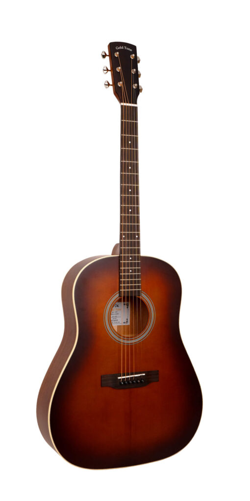 Gold Tone The Bell Acoustic-Electric Guitar – Tobacco Burst