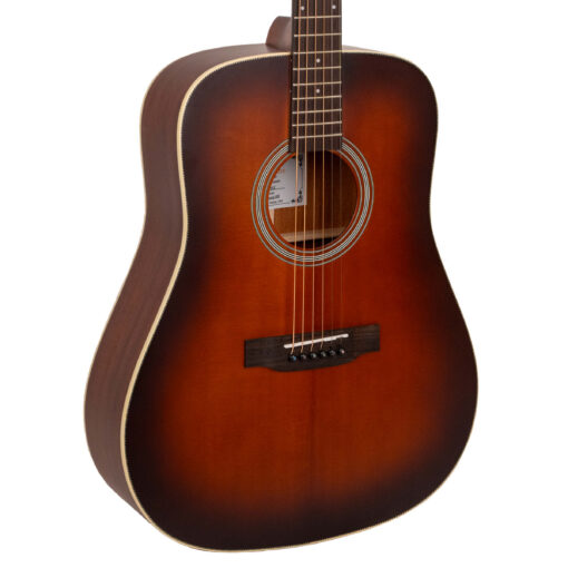 Alternative view of Gold Tone GT-Dread-BR All Solid Wood Acoustic-Electric Dreadnought Guitar – Tobacco Burst