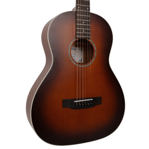 Alternative view of Gold Tone GT-Parlor-BR Acoustic-Electric All Solid Wood Parlor Guitar – Tobacco Burst