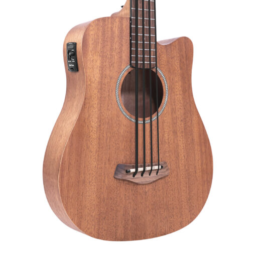 Alternative view of Gold Tone M-Bass25 Acoustic-Electric MicroBass with Gig Bag