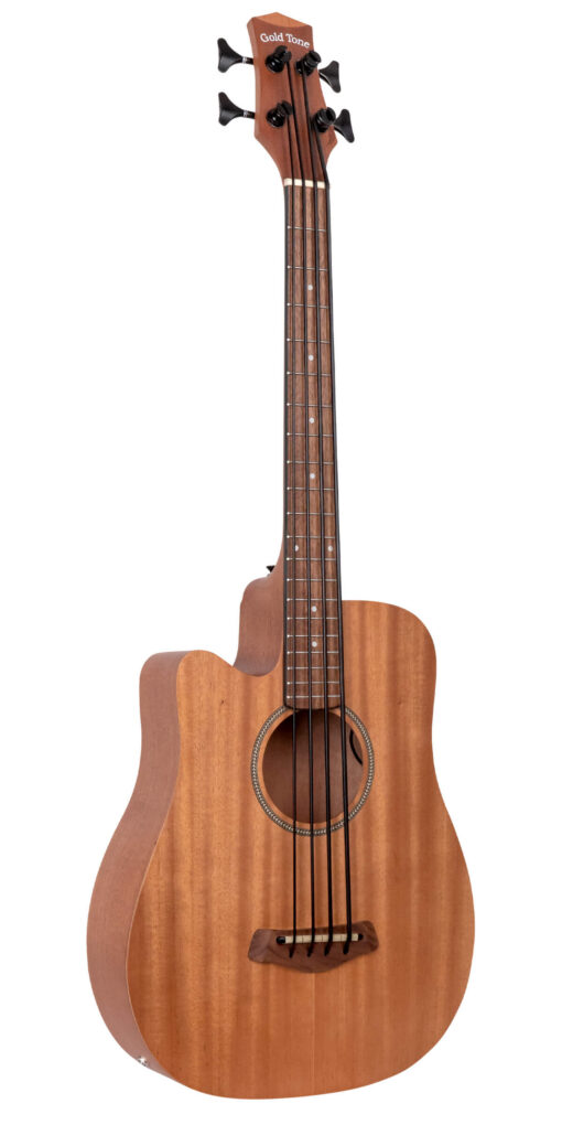 Gold Tone M-Bass25 25-Inch Scale Acoustic-Electric MicroBass with Gig Bag (Left-Handed)