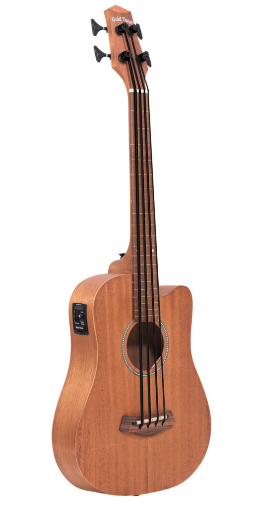 Gold Tone M-BassFL Fretless MicroBass 23-Inch Acoustic-Electric Bass with Gig Bag