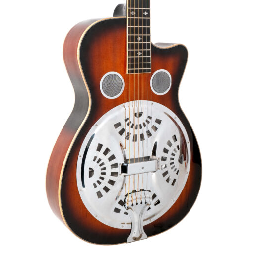 Alternative view of Gold Tone PBR-CA/L Paul Beard Signature Roundneck Resonator Guitar Left-Handed with Case