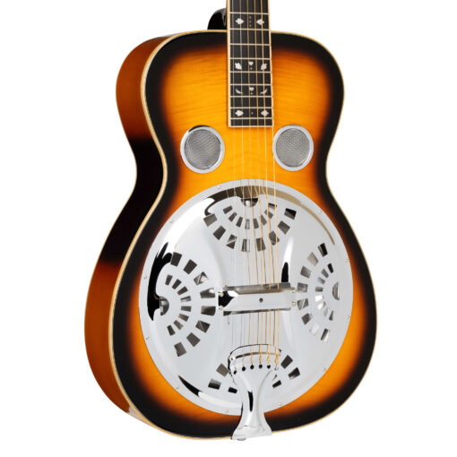 Alternative view of Gold Tone PBR-D/L Paul Beard Signature Roundneck Resonator Guitar (Left-Handed) with Case