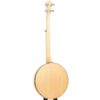 Full length front view of the left-handed Deering Goodtime Two 5-string resonator banjo, made in Spring Valley, California.