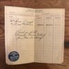 Original 1927 receipt reading Gibson Banjo and Case 8118-22