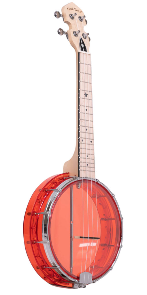 Gold Tone LG-R Little Gem Ruby See-Through Banjo Ukulele