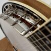 Walnut resonator side with cream binding on a 1980 ODE Style C