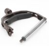 Paige Wide Capo for 6 String Acoustic Guitar, Smokey Black Nickel
