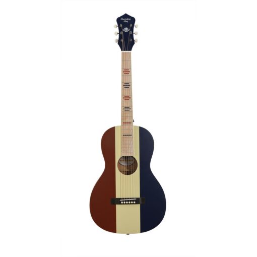 Recording King RP-30-7-RWB Dirty 30s Parlor Guitar Red White and Blue