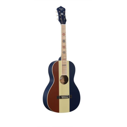 Recording King RP-30-7-RWB Dirty 30s Parlor Guitar Red White and Blue