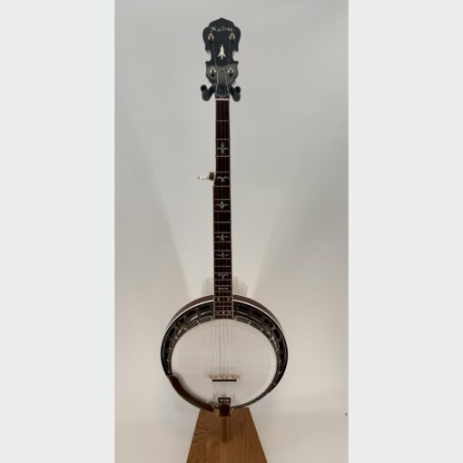 Clancy Mullins five-string resonator banjo, full front (HERO)