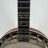 Tradition name at the end of the fingerboard of a 2004 Crafters of Tennessee banjo