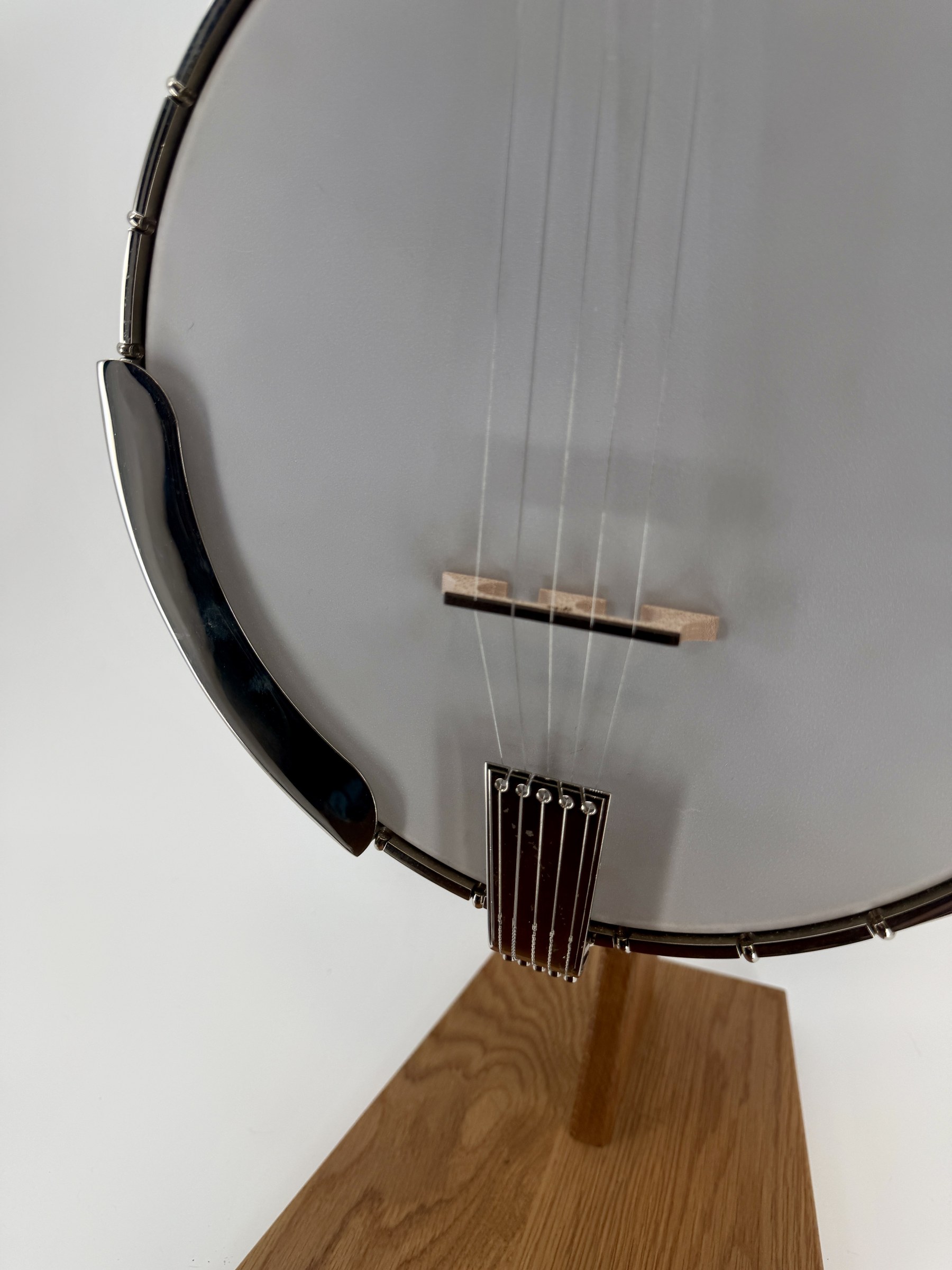 Tailpiece, armrest and bridge of a 2015 Davis Concord Prototype