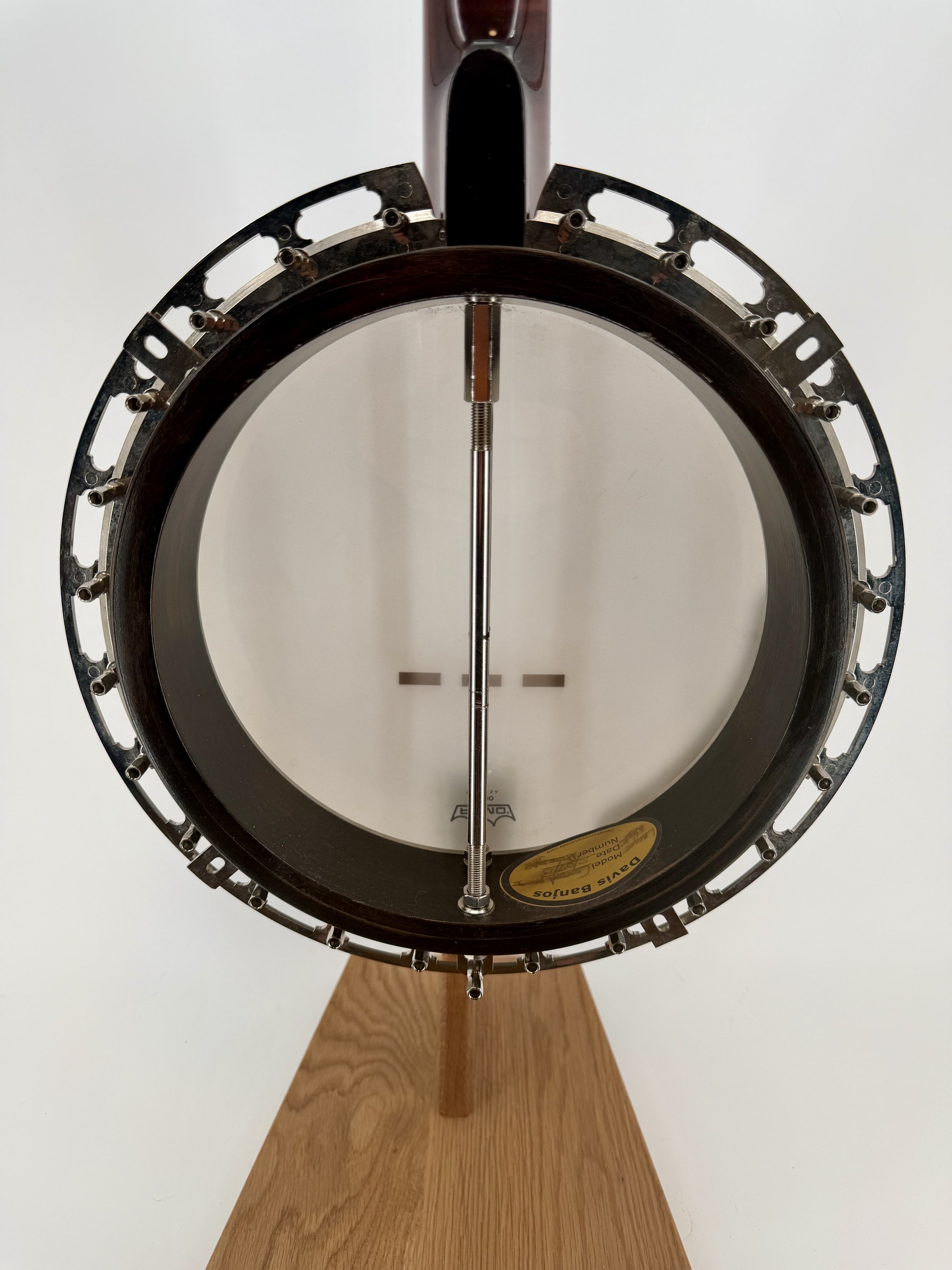 Inside of the rim of a 2015 Davis Concord Prototype with the maker's label