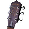 Deering Artisan Goodtime Six-R 6-string resonator banjo with a close view of the Artisan peghead and six tuners, at Banjo Warehouse in Yellow Springs, Ohio.