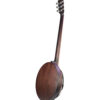 Deering Artisan Goodtime Six-R 6-string resonator banjo with an angled back view of the resonator from the right, at Banjo Warehouse in Yellow Springs, Ohio.