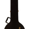 Gold Tone HD16 hardshell case for a 14 inch resonator banjo, closed, lid view with the Gold Tone logo
